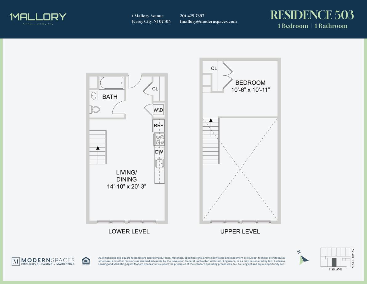 1 Mallory Avenue 503 Jersey City Jersey City NJ 07305