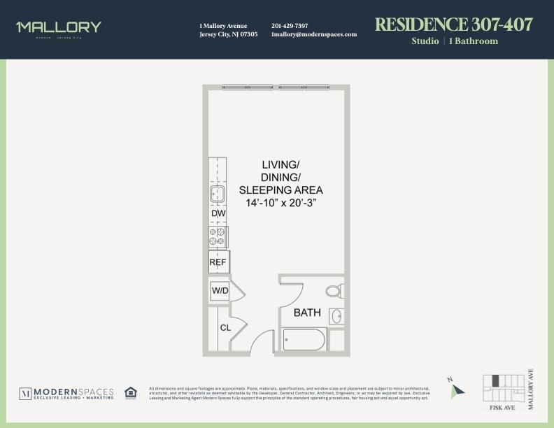 1 Mallory Avenue 4070 Jersey City Jersey City NJ 07305