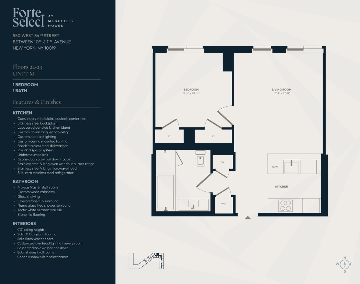 554 West 54th Street 25-m, #25M