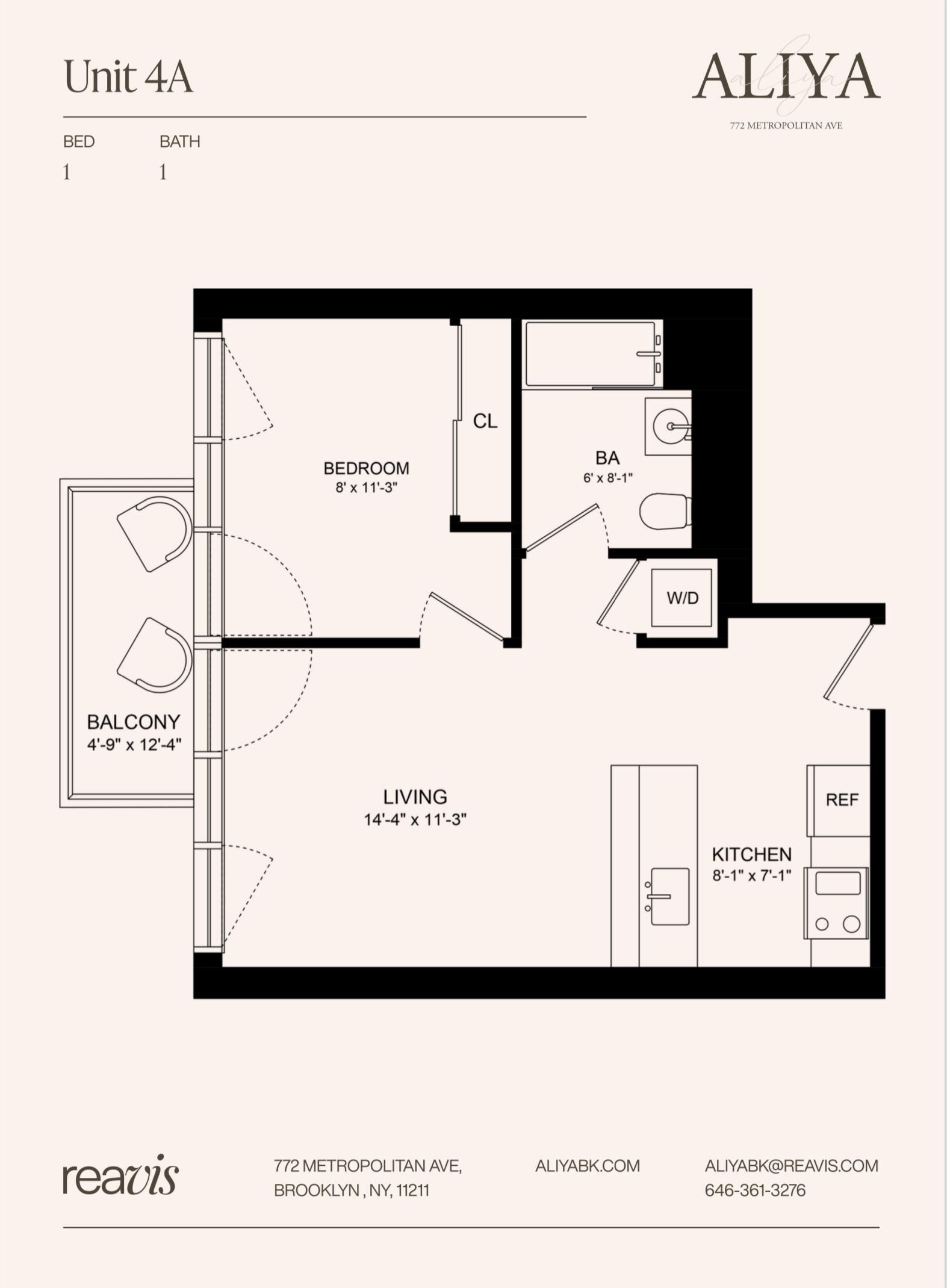 772 Metropolitan Avenue 4-A East Williamsburg Brooklyn NY 11211