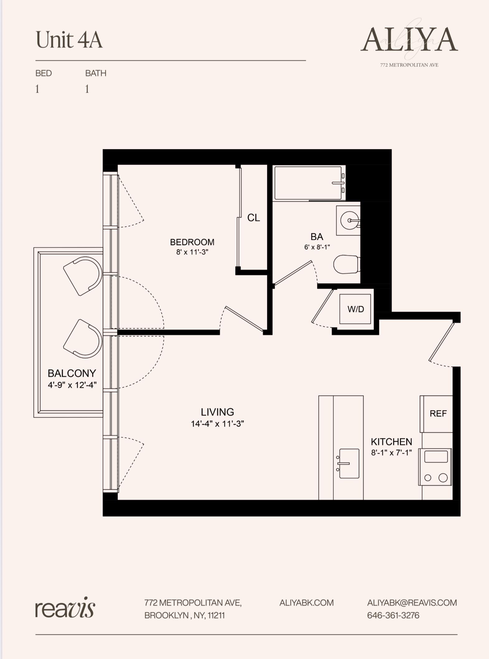 772 Metropolitan Avenue 4-F East Williamsburg Brooklyn NY 11211