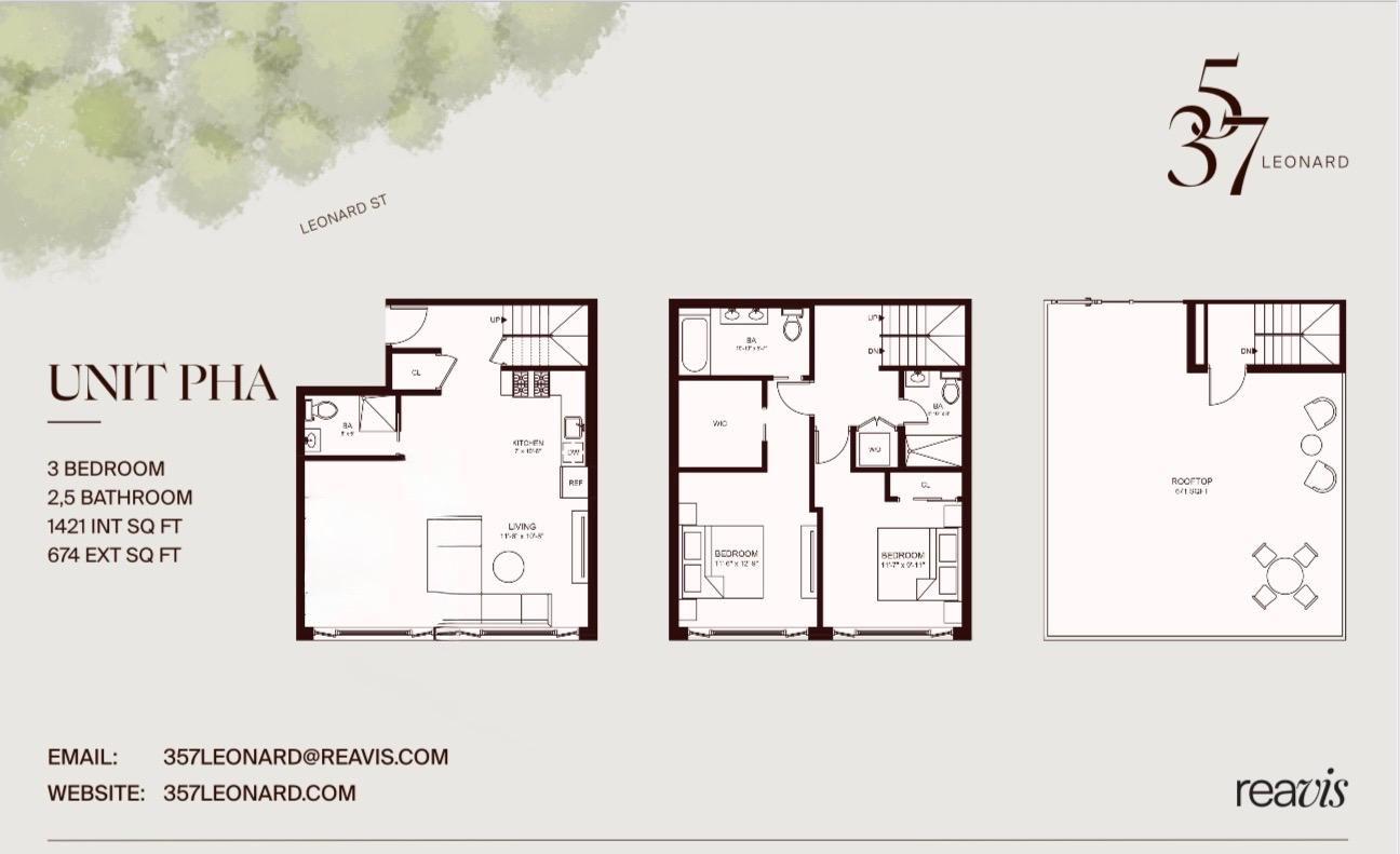 357 Leonard Street 2-F Williamsburg Brooklyn NY 11211