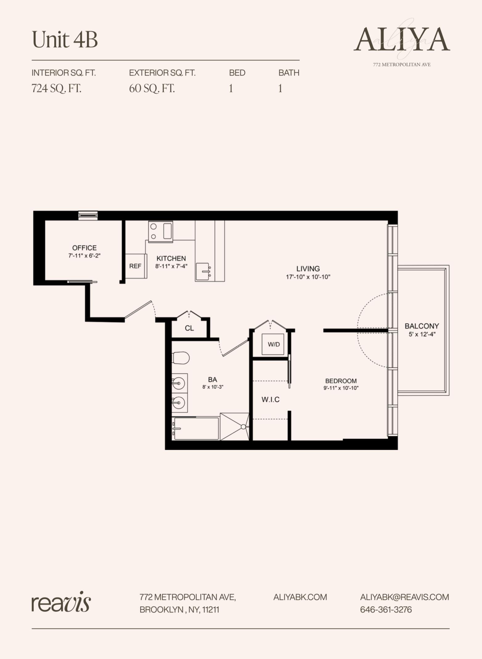 772 Metropolitan Avenue 4-B East Williamsburg Brooklyn NY 11211