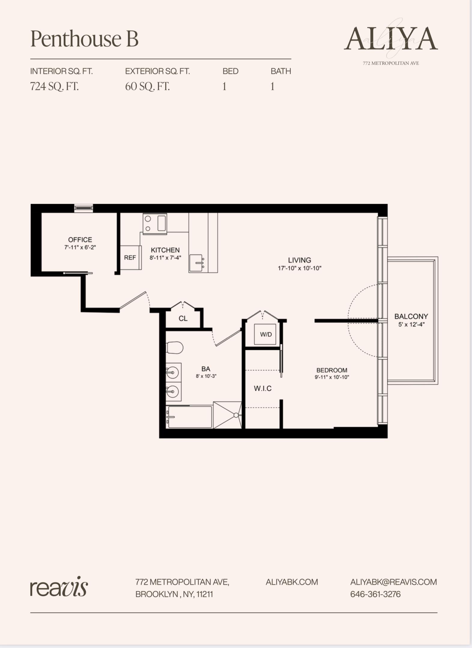 772 Metropolitan Avenue 6-B East Williamsburg Brooklyn NY 11211