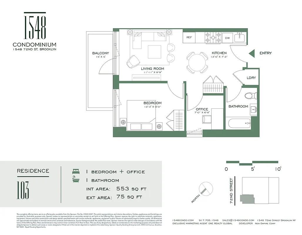 1548 72nd Street 103 Bensonhurst Brooklyn NY 11228