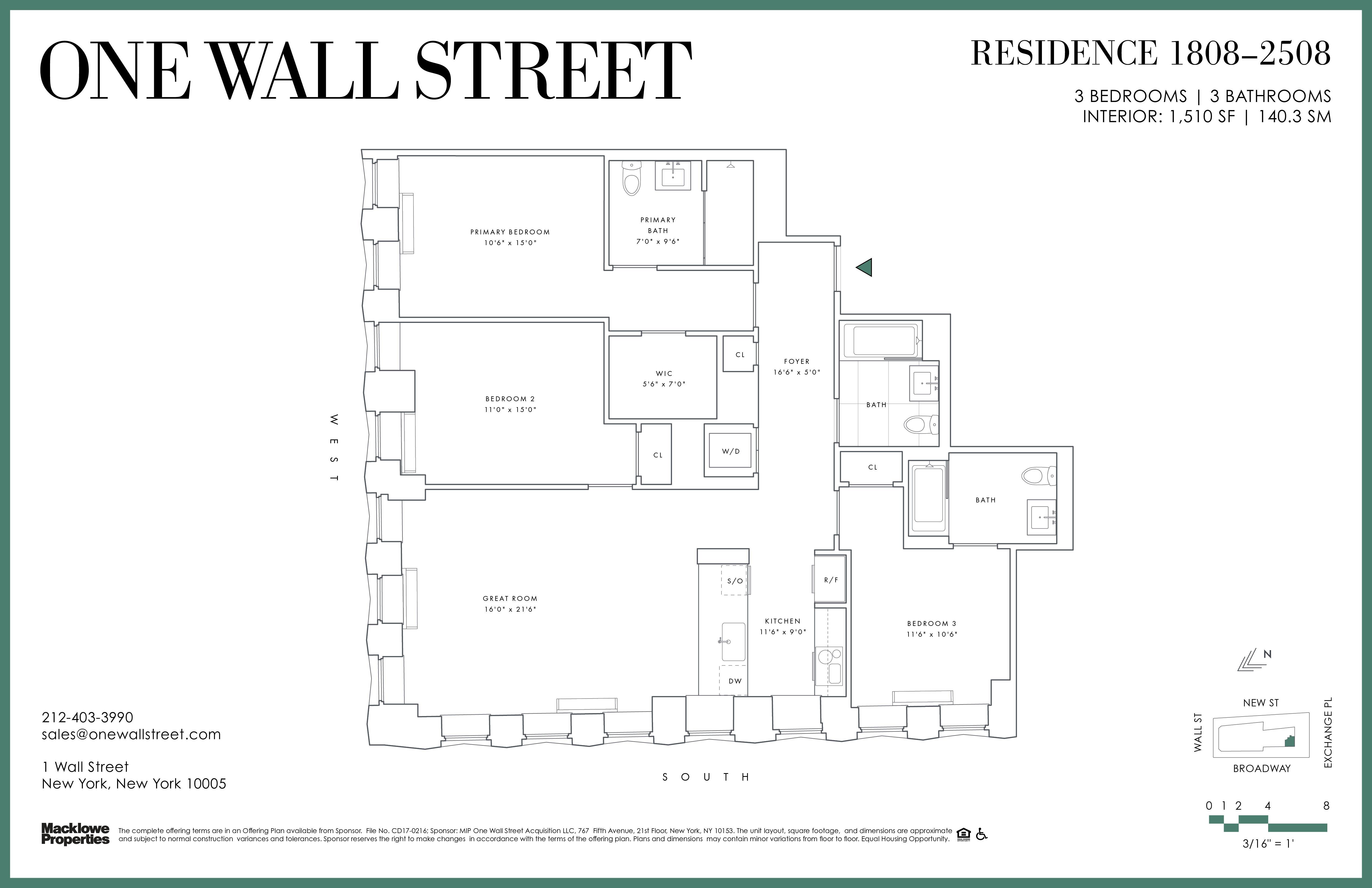 1 Wall Street 1908 Financial District New York NY 10005
