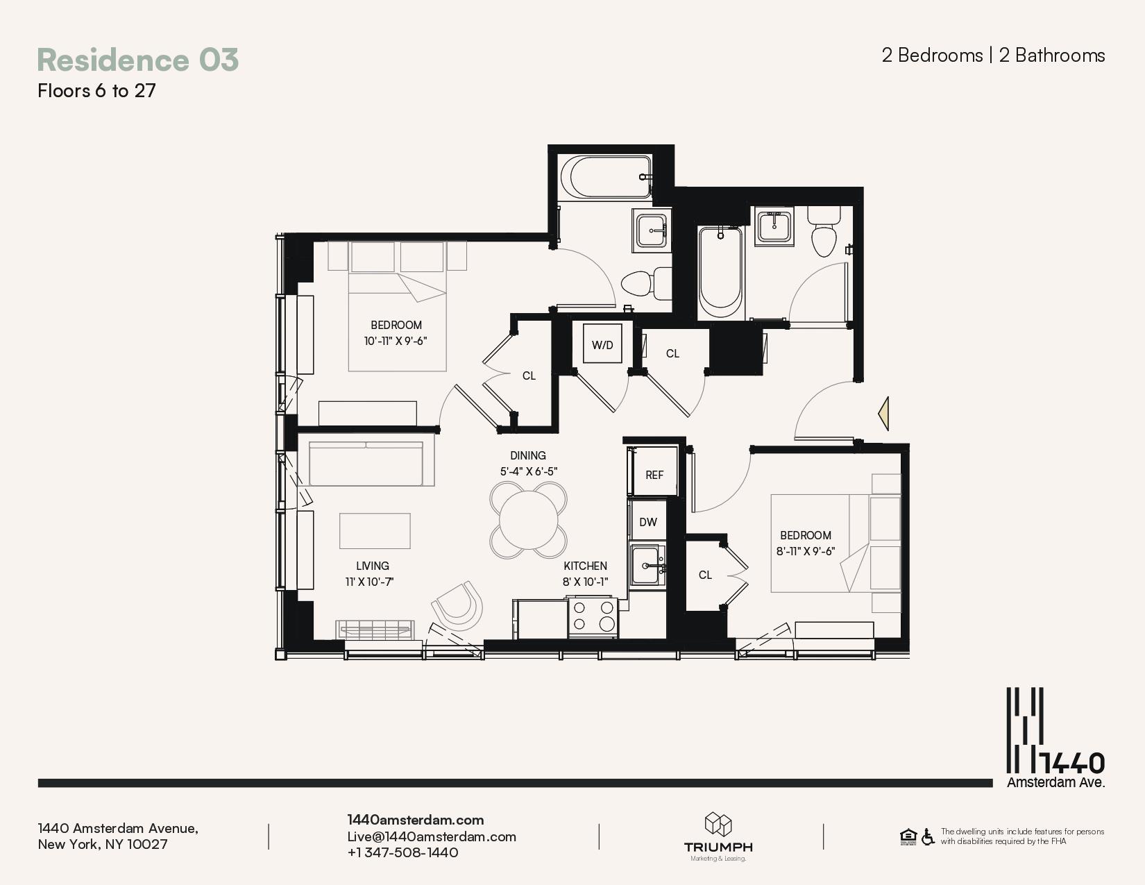 1440 Amsterdam Avenue 1803 West Harlem New York NY 10027