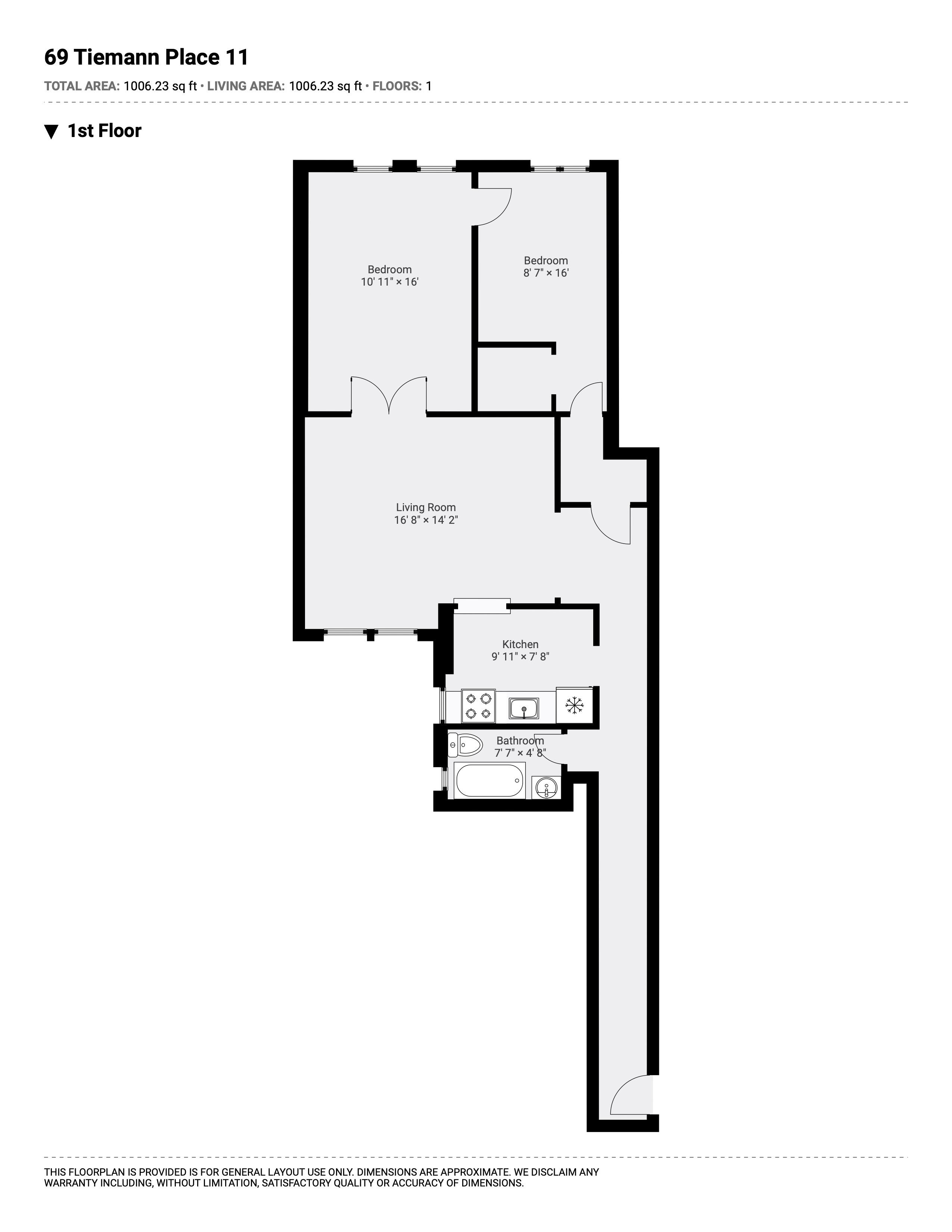 69 Tiemann Place 11 Morningside Heights New York NY 10027