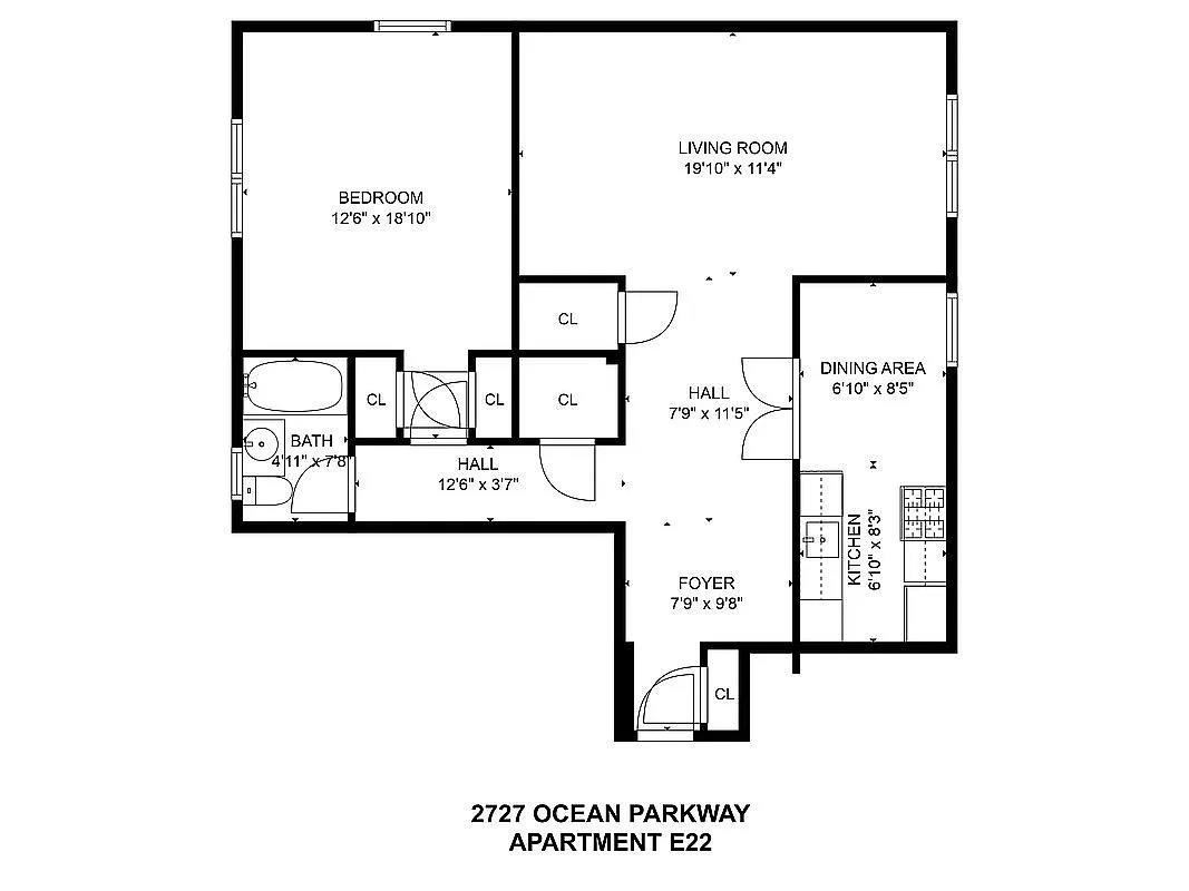 2727 Ocean Parkway E-22 Brighton Beach Brooklyn NY 11235