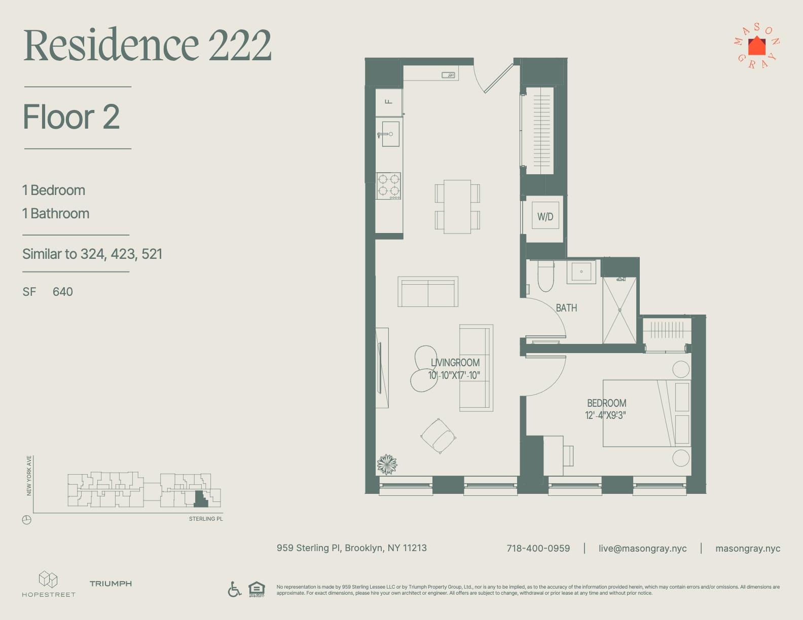 955 Sterling Place, #521