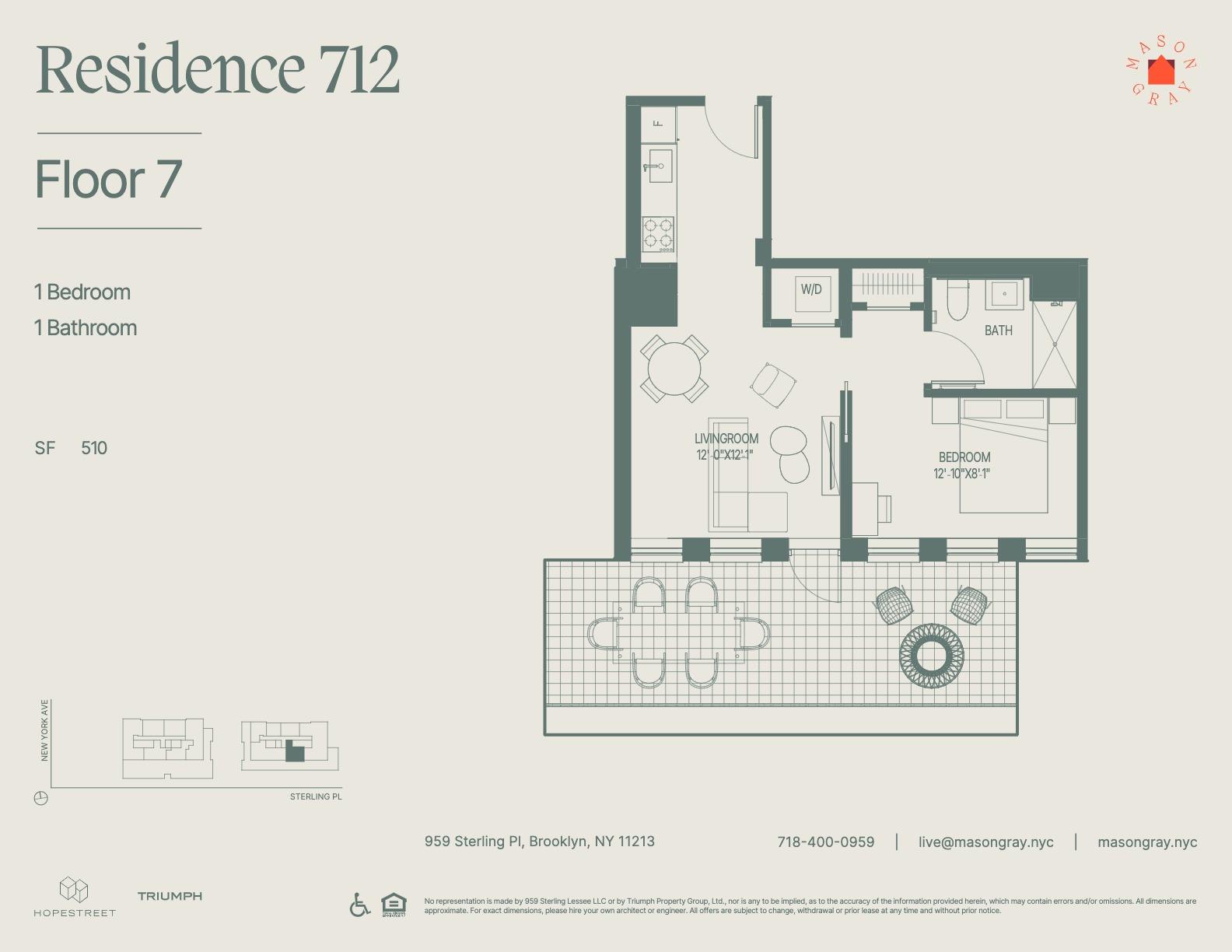 955 Sterling Place, #712