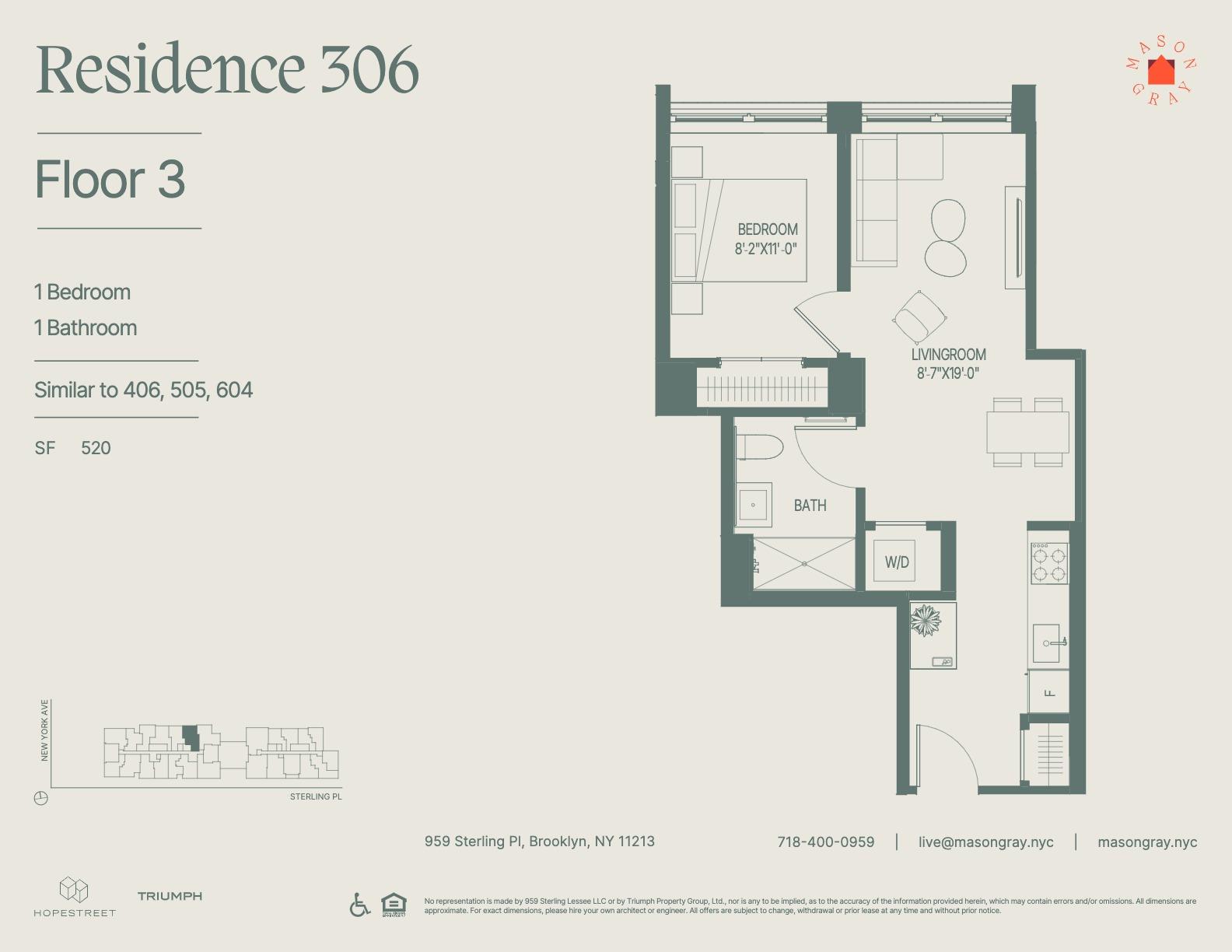 955 Sterling Place 604 Crown Heights Brooklyn NY 11216