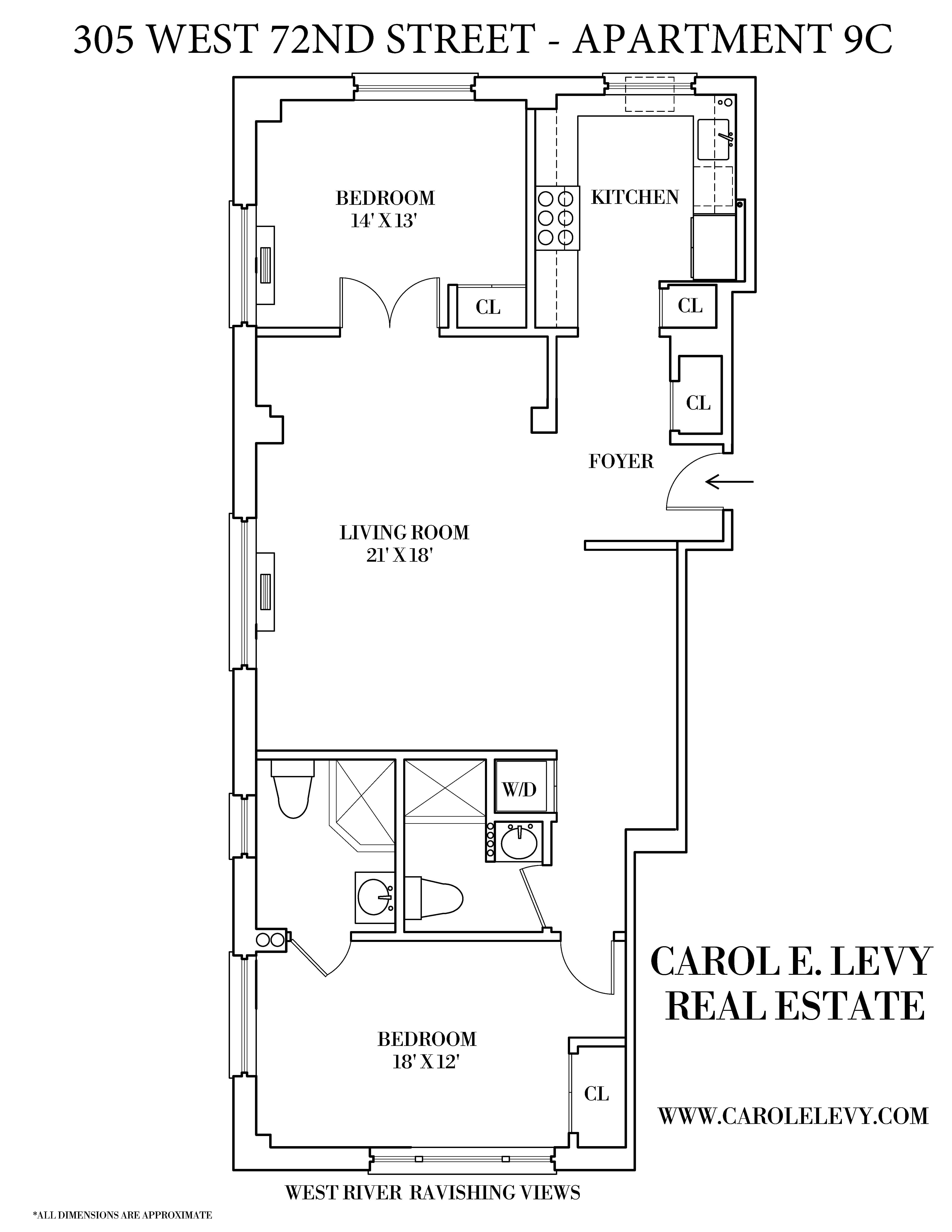 305 West 72nd Street 9-C Upper West Side New York NY 10023