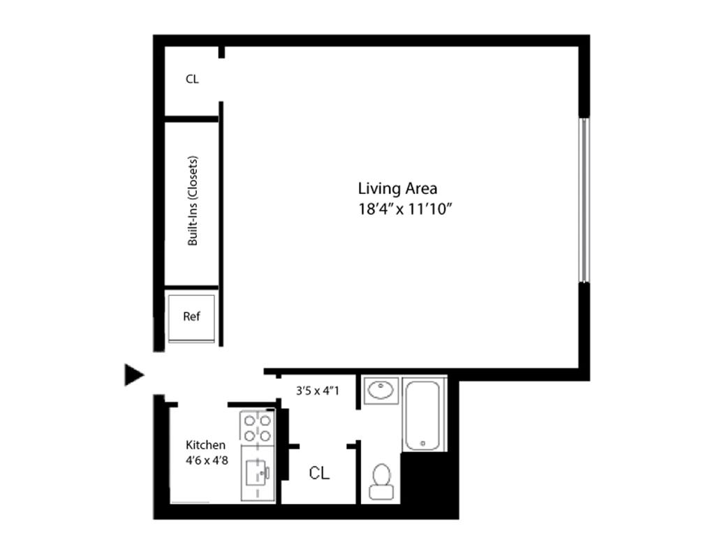 Floorplan of 130 8th Ave