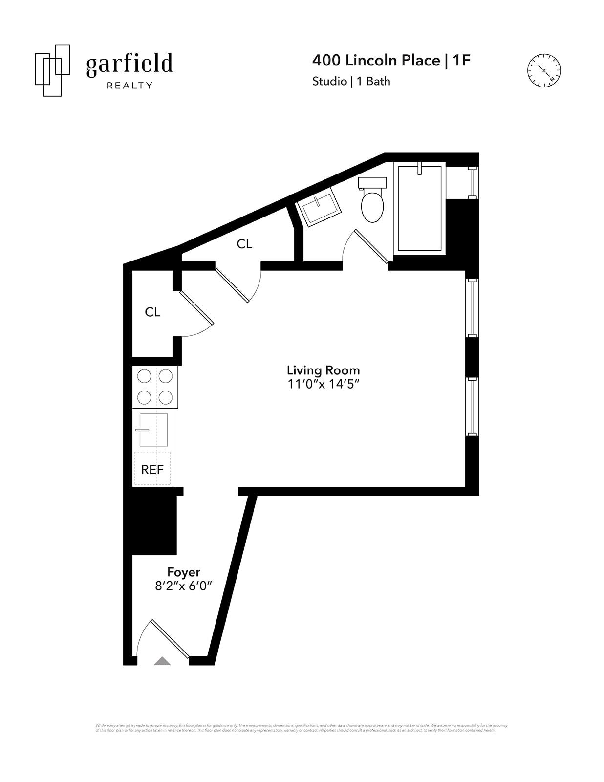 Floorplan of 400 Lincoln Pl
