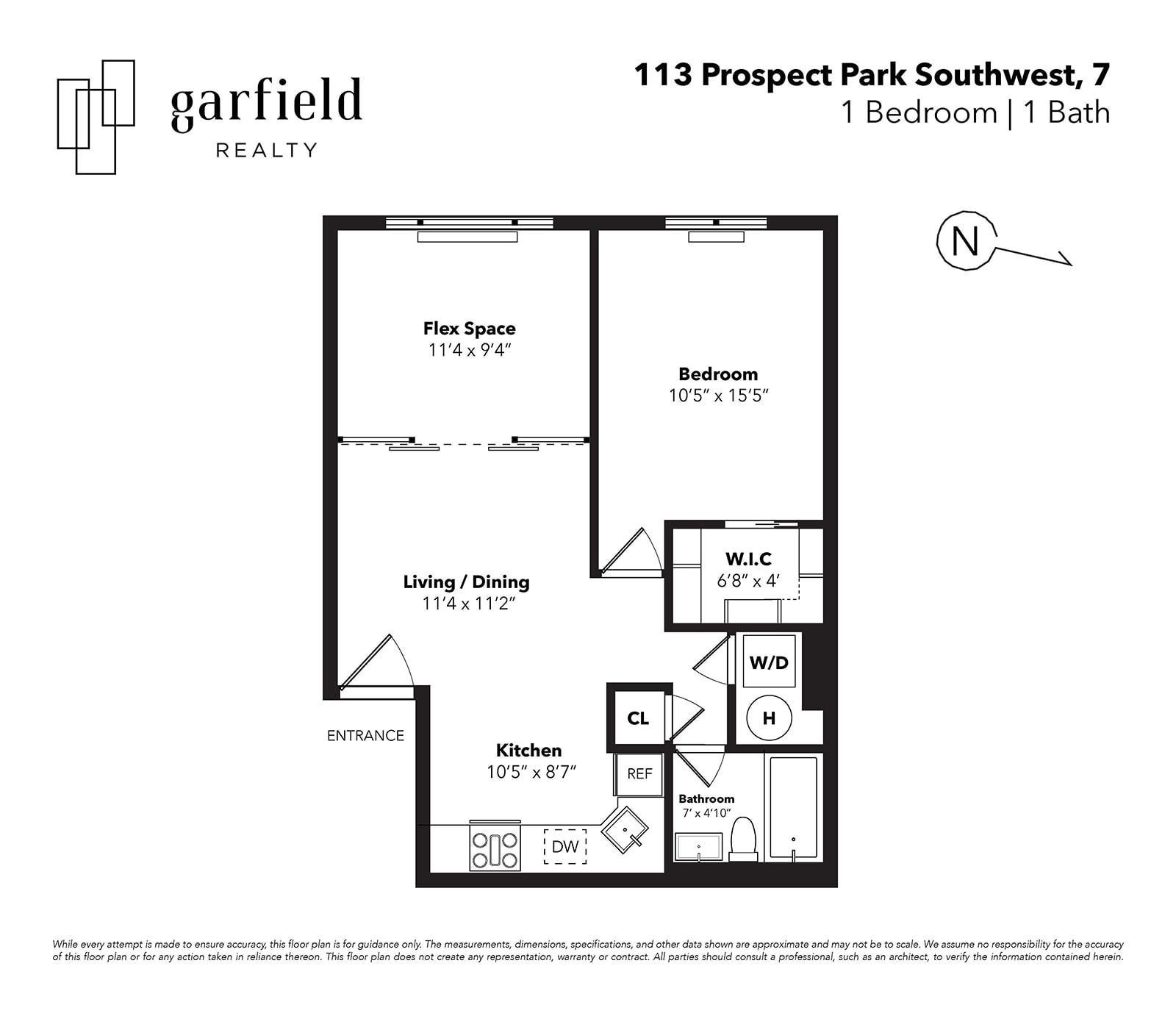 Floorplan of 113 Prospect Park SW