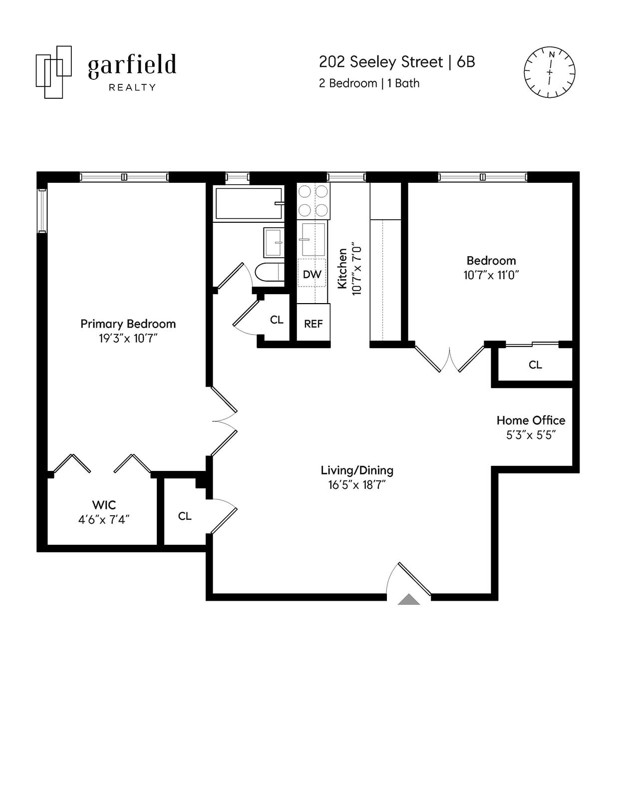 Floorplan of 202 Seeley St