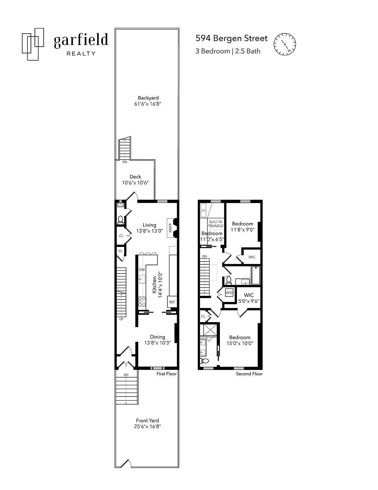 Floorplan of 594 Bergen St