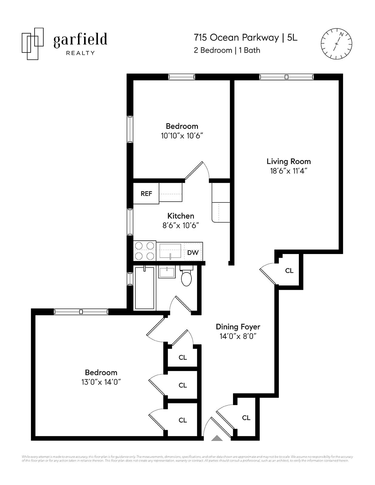 Floorplan of 715 Ocean Pkwy