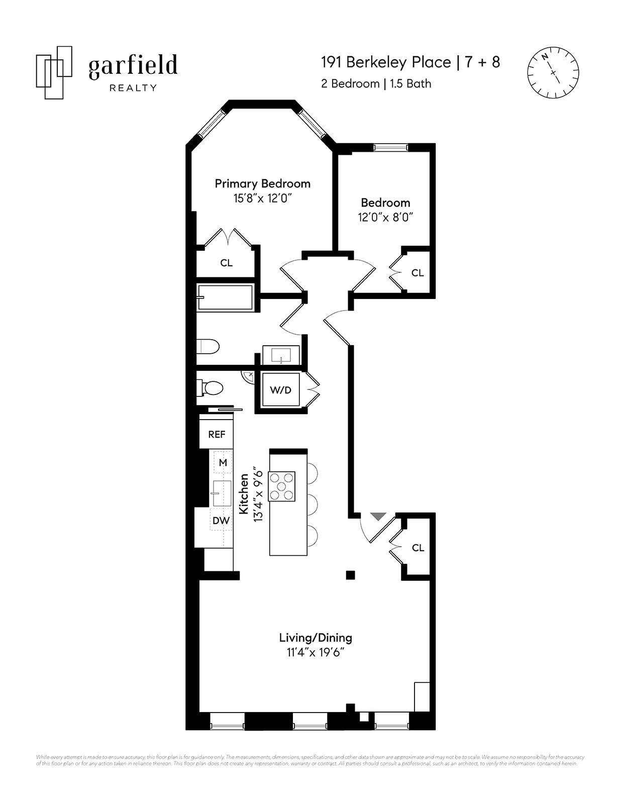 Floorplan of 191 Berkeley Pl