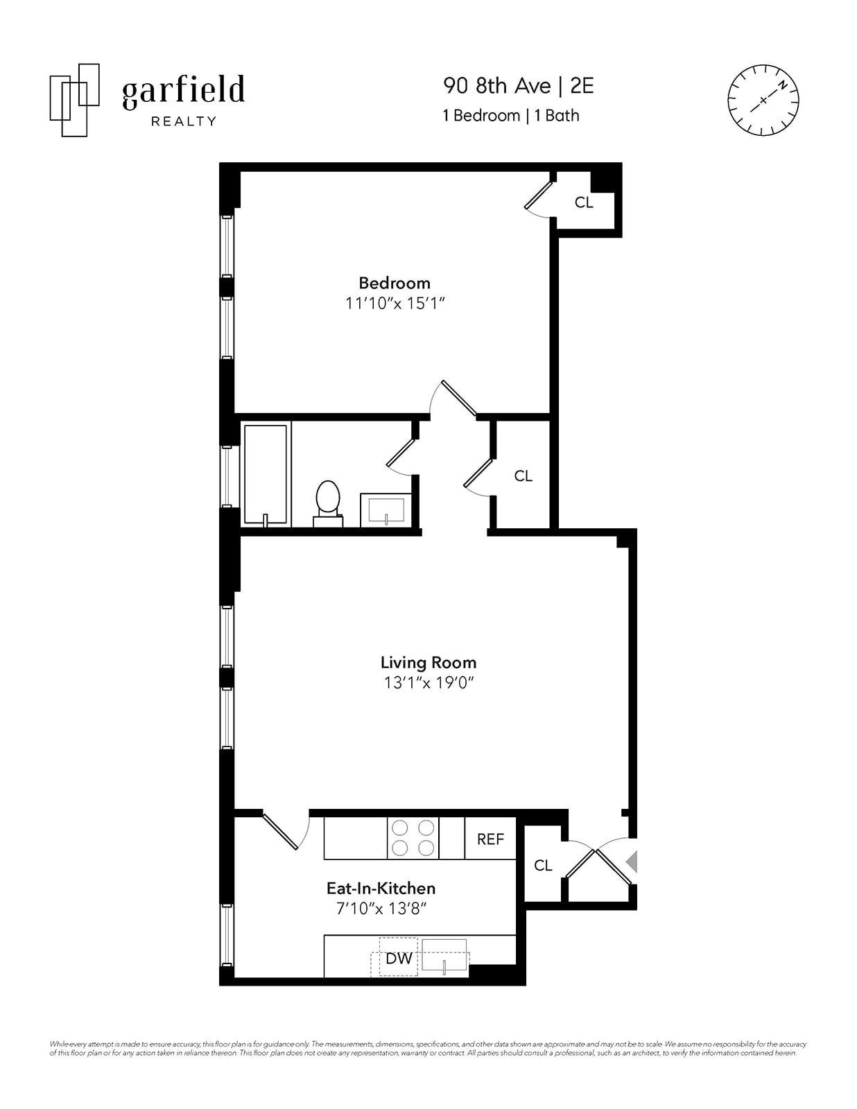 Floorplan of 90 8th Ave