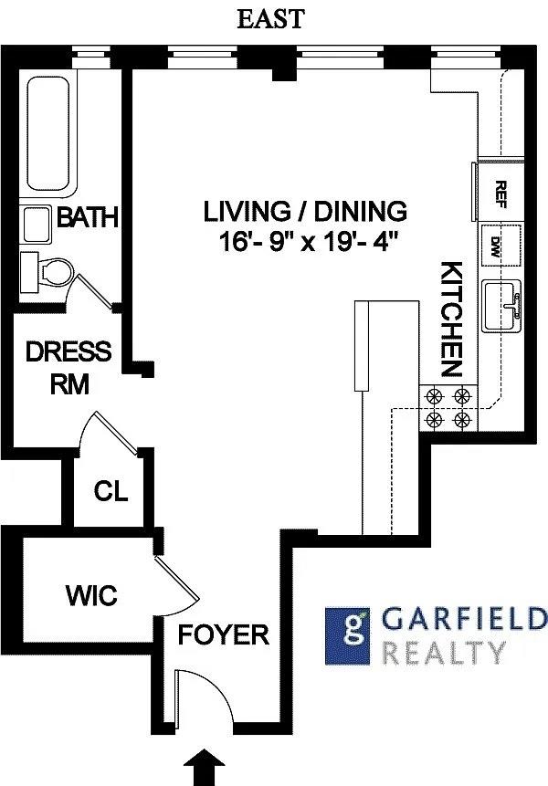 Floorplan of 75 Prospect Park SW