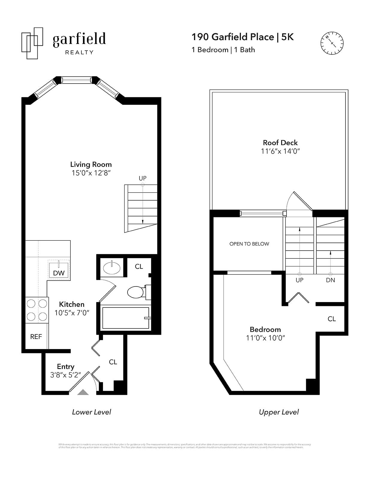 Floorplan of 190 Garfield Pl
