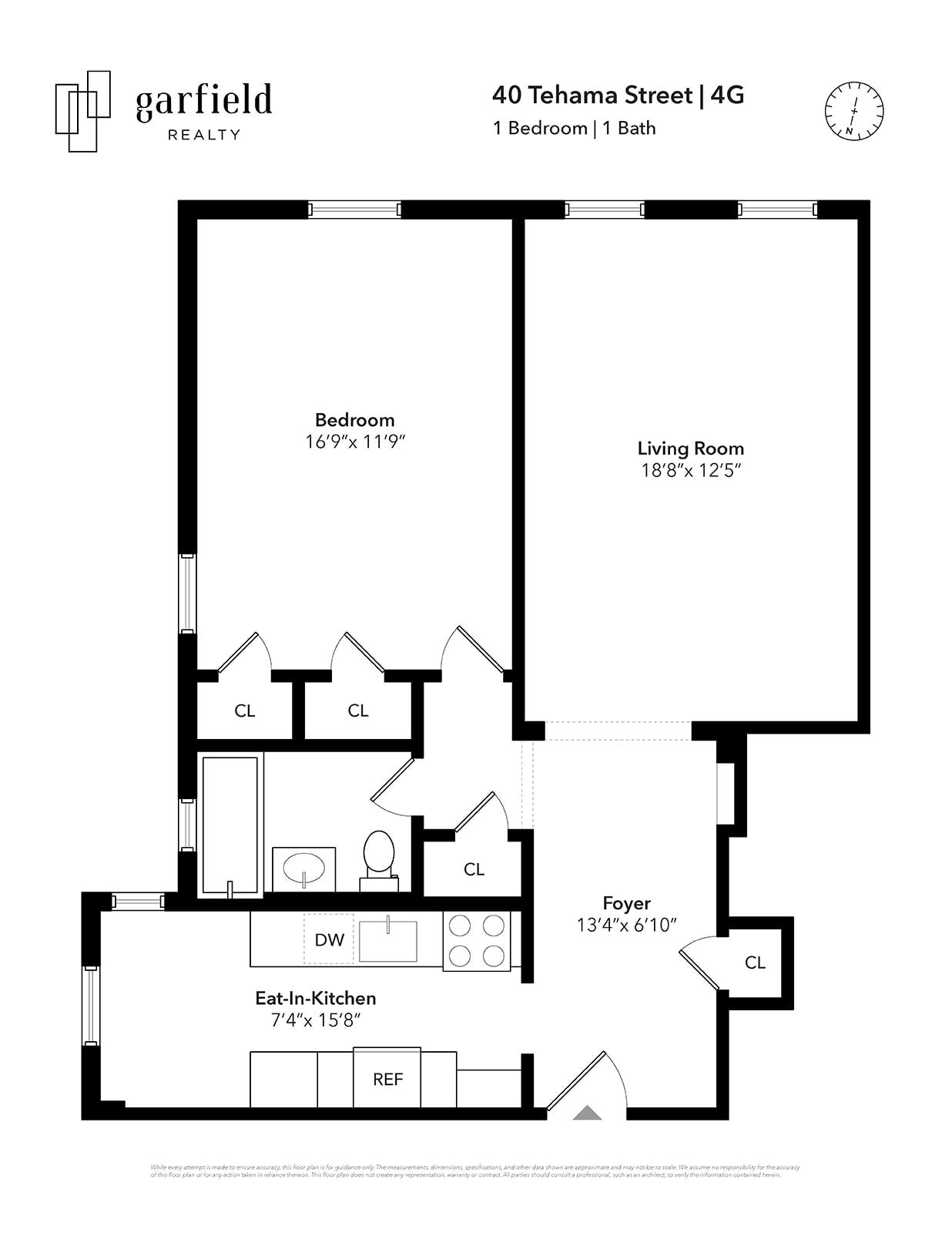 Floorplan of 40 Tehama St