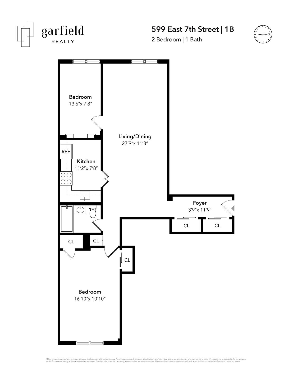 Floorplan of 599 E 7th St