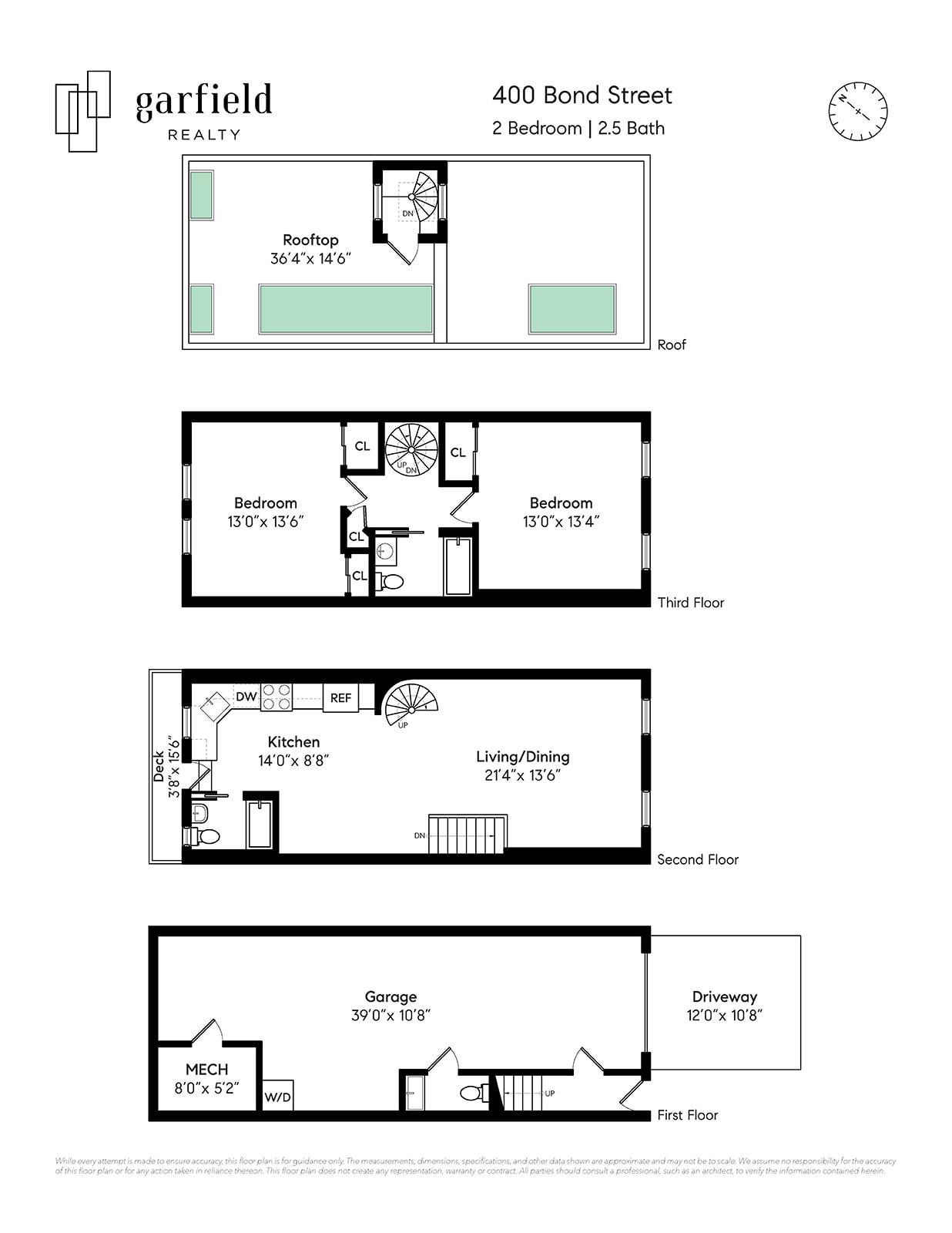 Floorplan of 400 Bond St