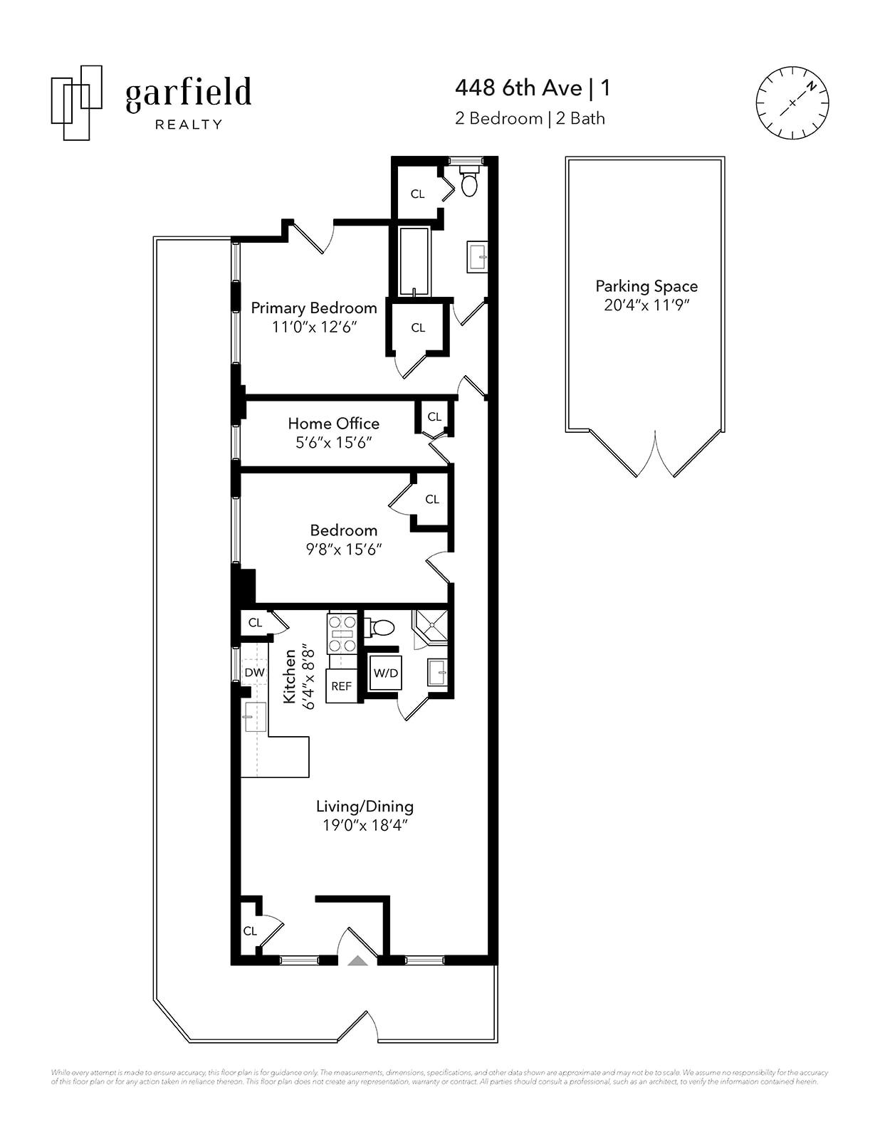 Floorplan of 447 10th St