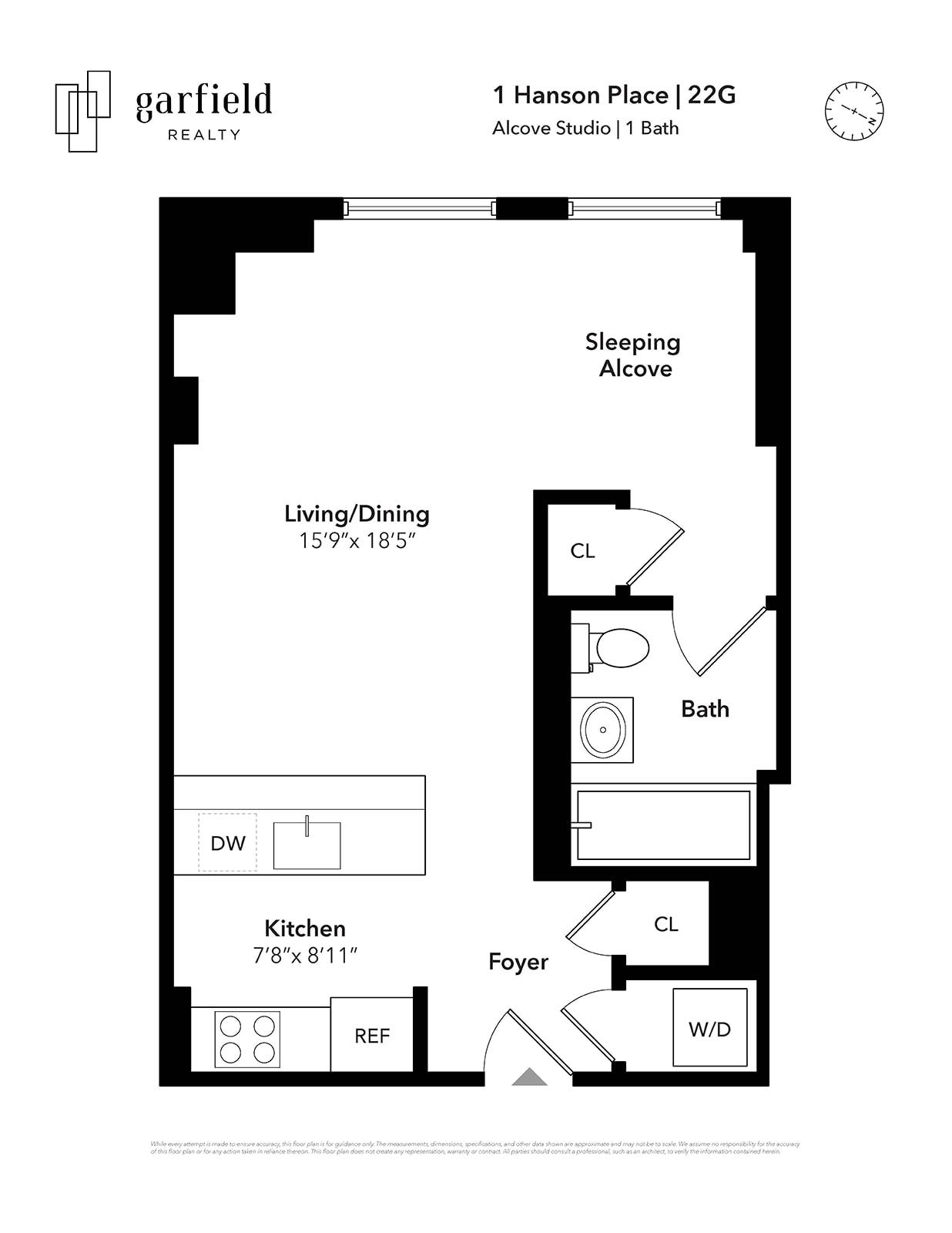 Floorplan of 1 Hanson Pl