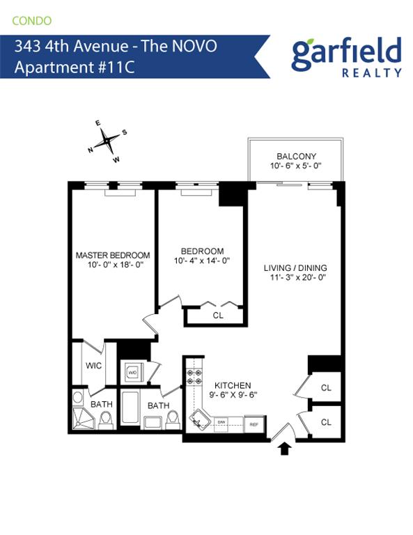 Floorplan of 343 4th Ave