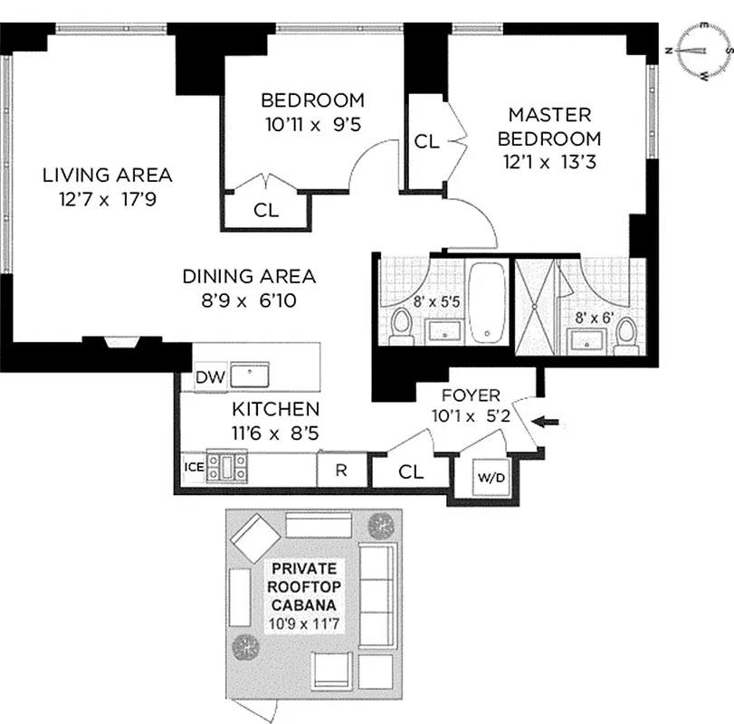 Floorplan of 560 Carroll St