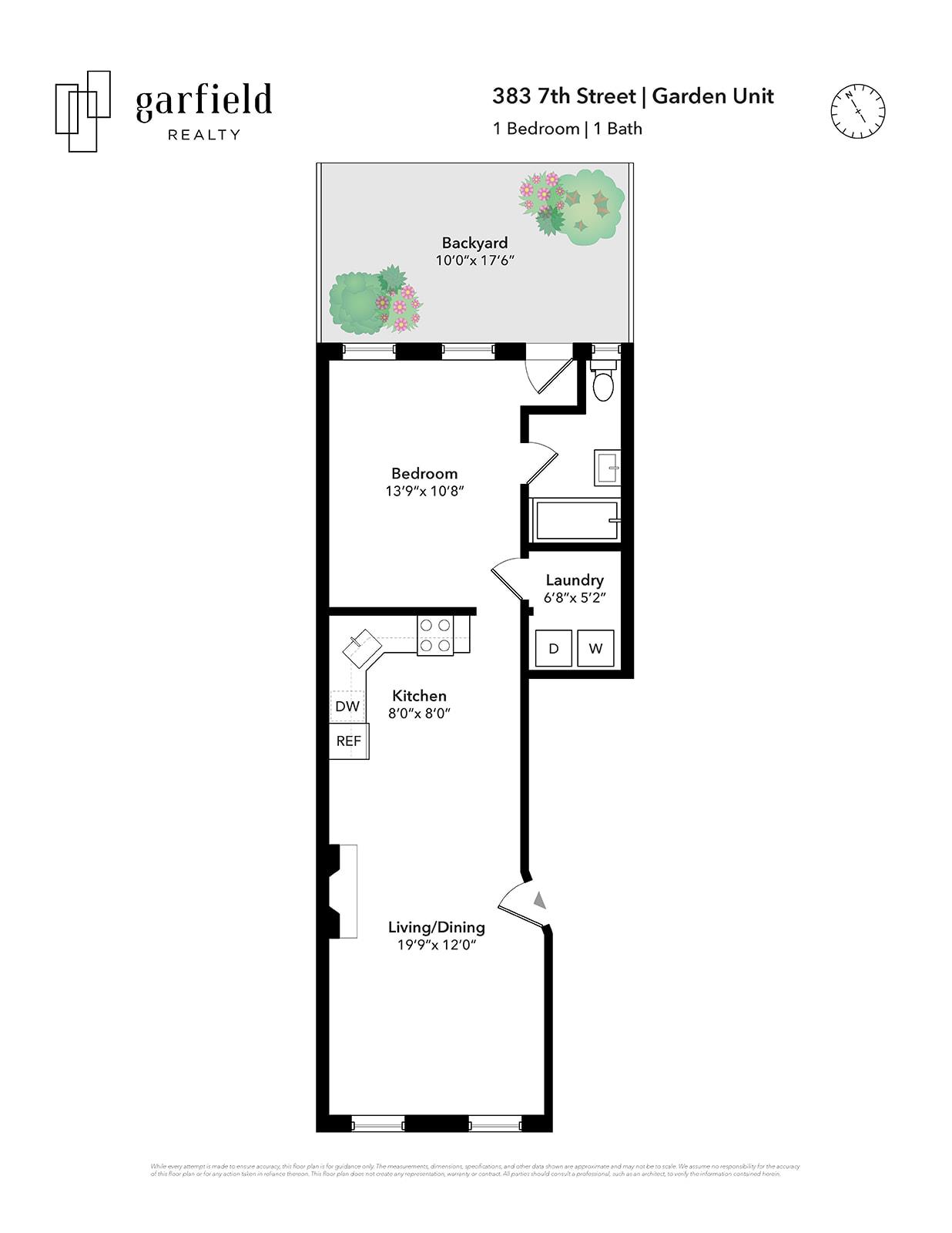 Floorplan of 383 7th St