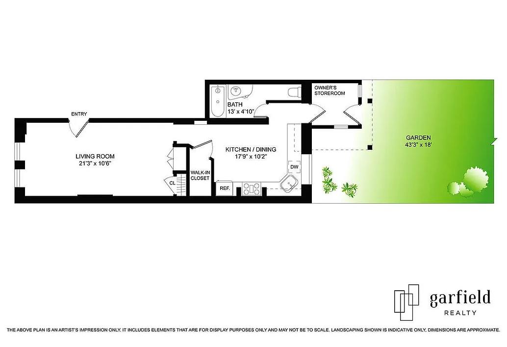 Floorplan of 442a 8th St